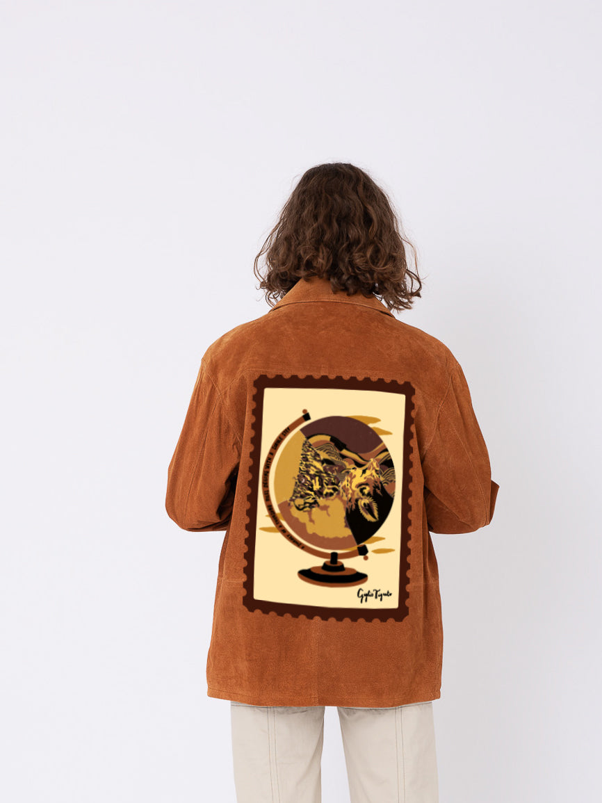 Vintage Suede Jacket w/ The Origin Stamp