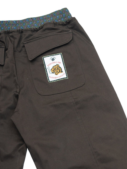 HARLEM TROUSERS IN GREEN COTTON