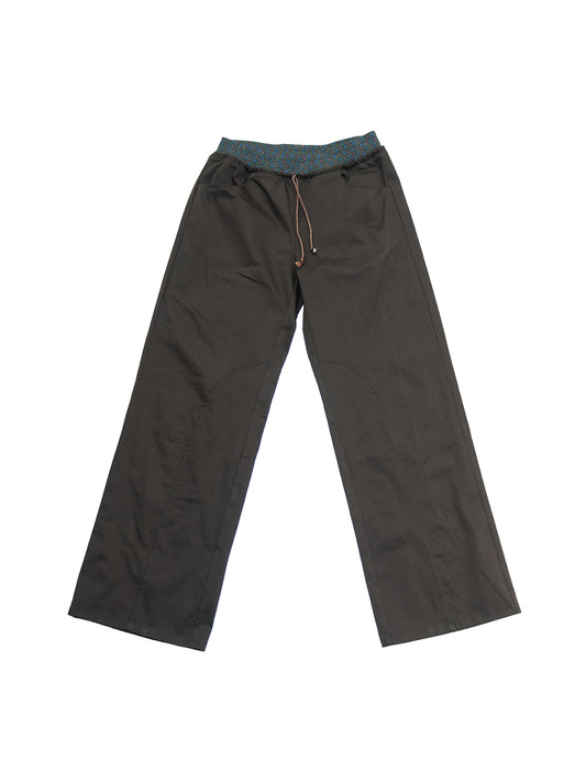 HARLEM TROUSERS IN GREEN COTTON