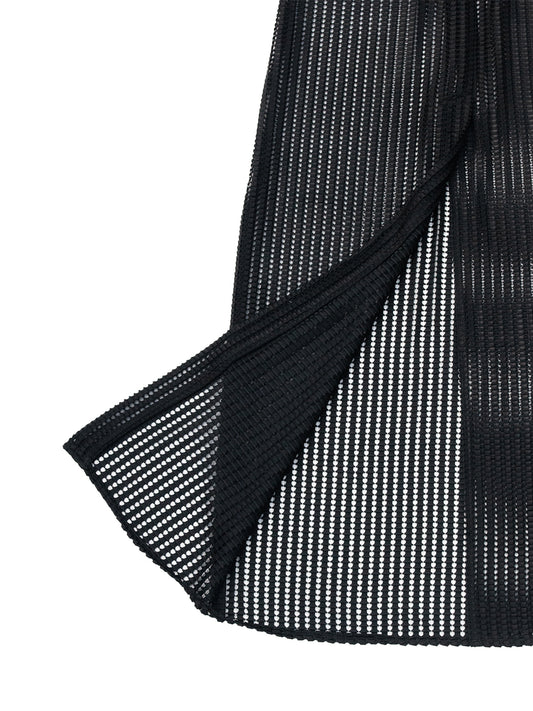 MEMPHIS SKIRT IN BLACK MESH