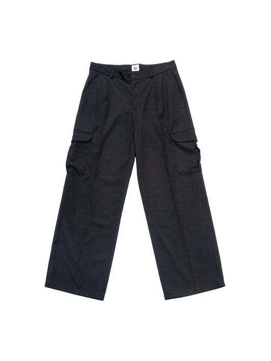 MICHIGAN TROUSERS IN BLACK WOOL