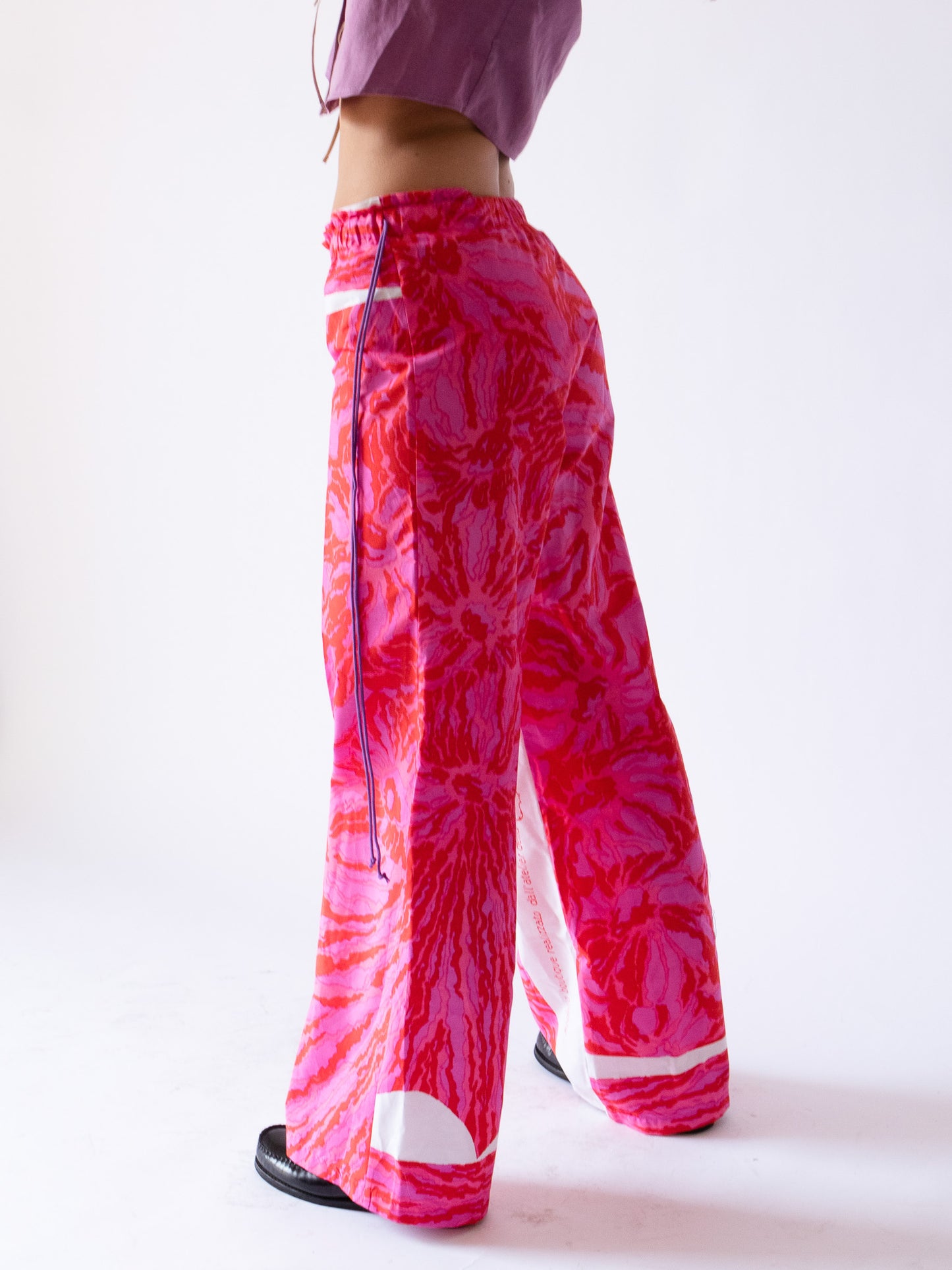 Giglio x Archetipo - Simbad Pants in Pink Printed Cotton