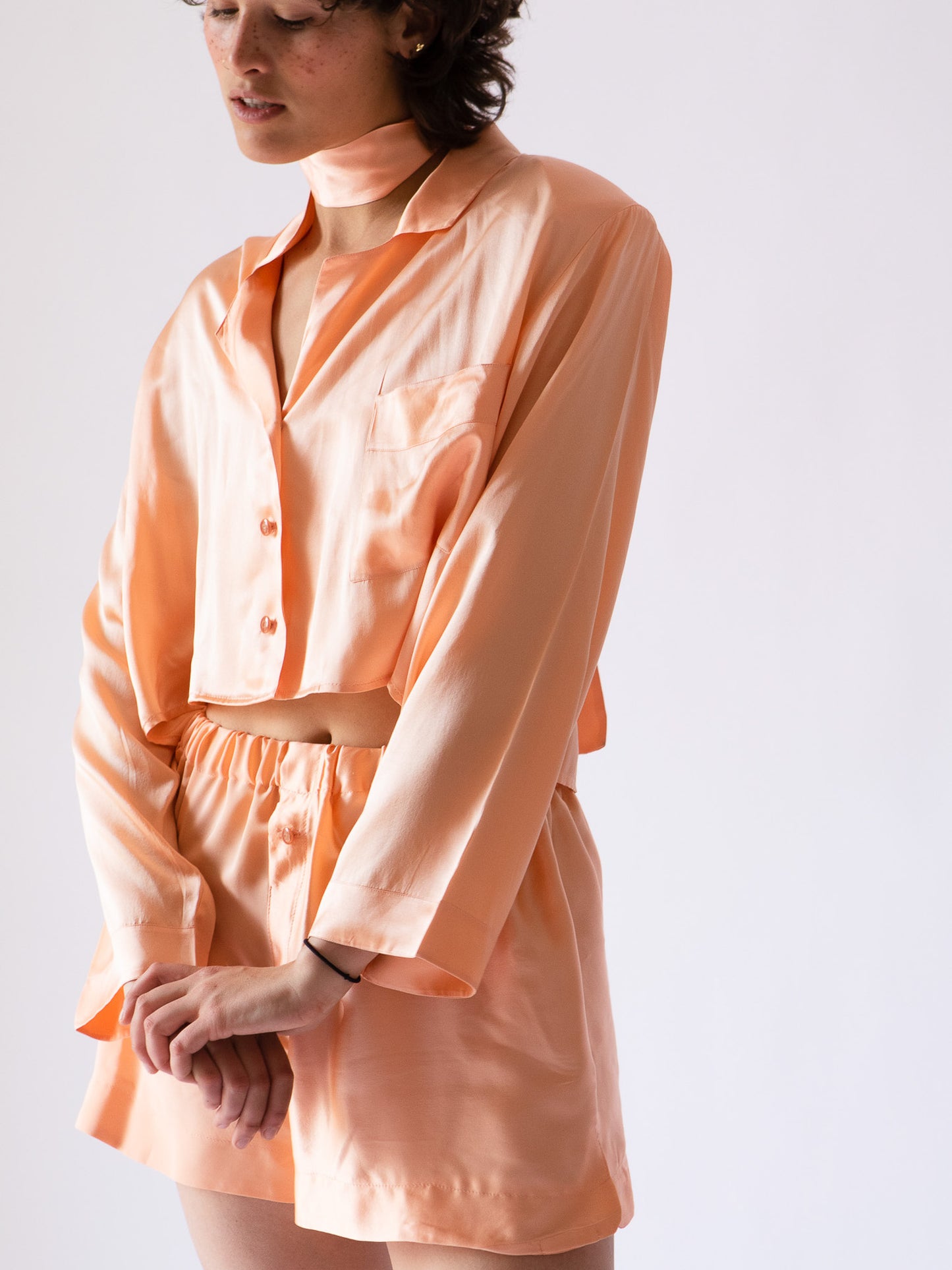 Giglio x Archetipo - Shirt in Cipria Silk