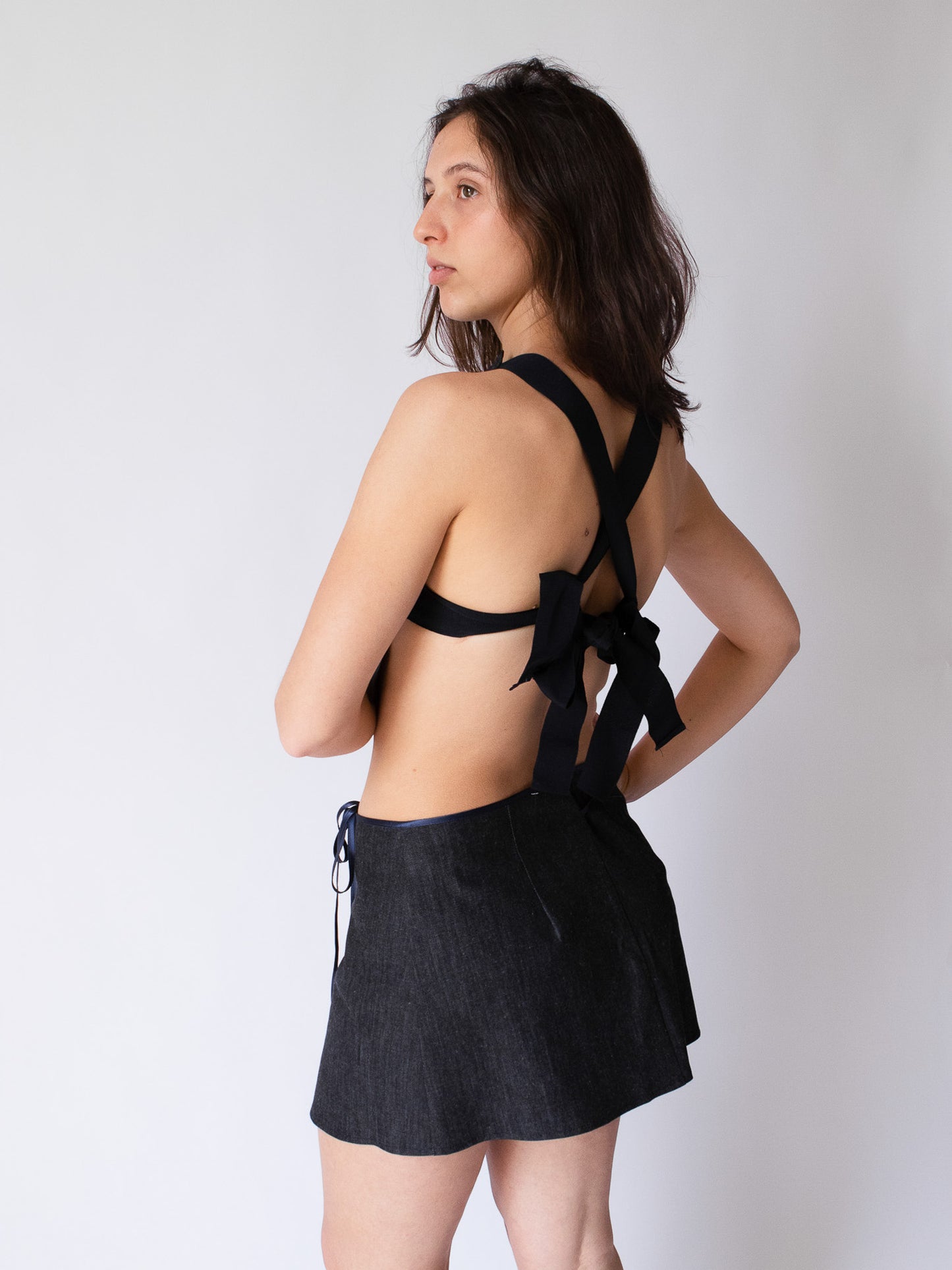 Giglio x Archetipo - Mini Parea Skirt in Denim
