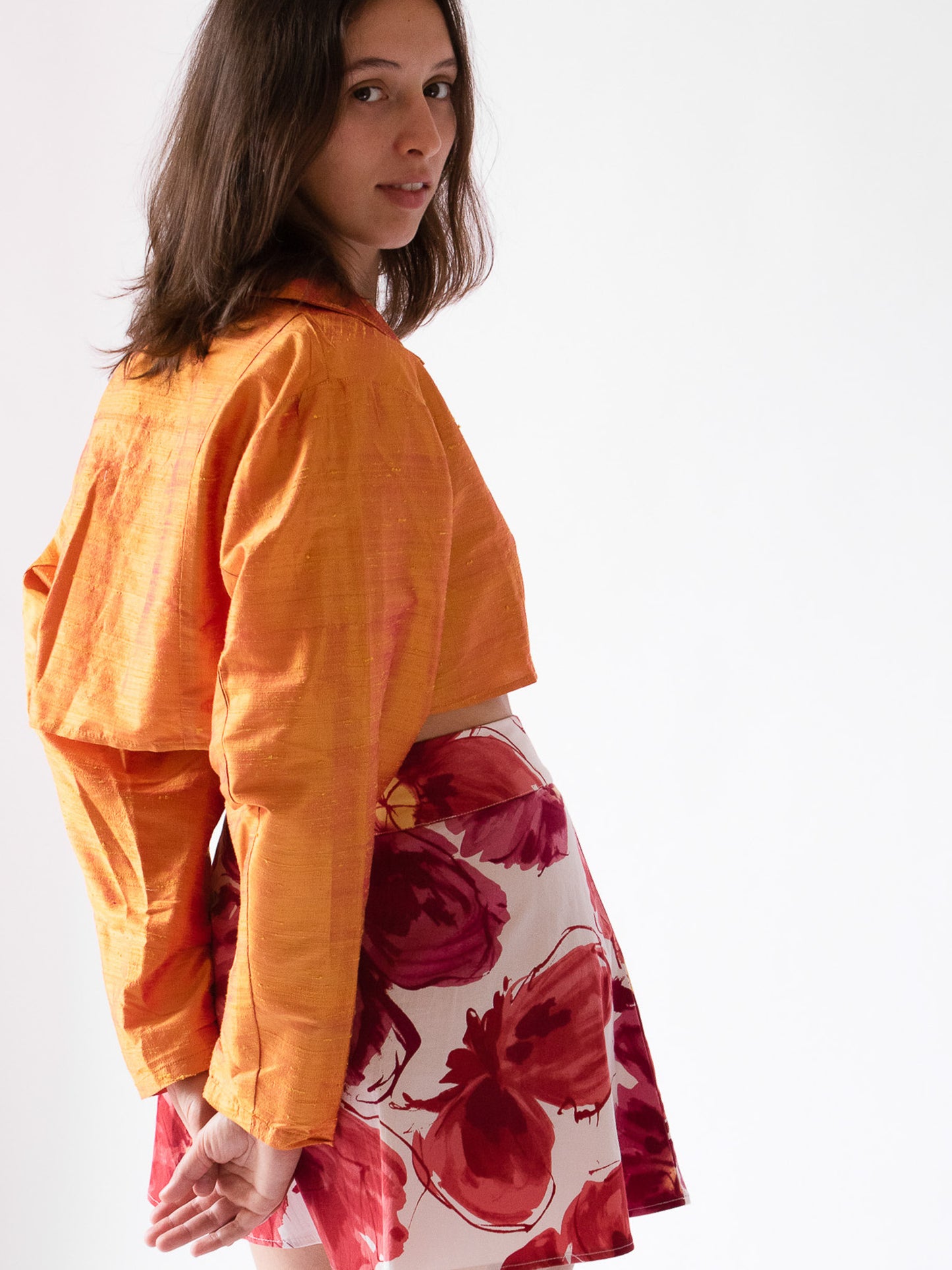 Giglio x Archetipo - Vintage Shantung Mini Blazer