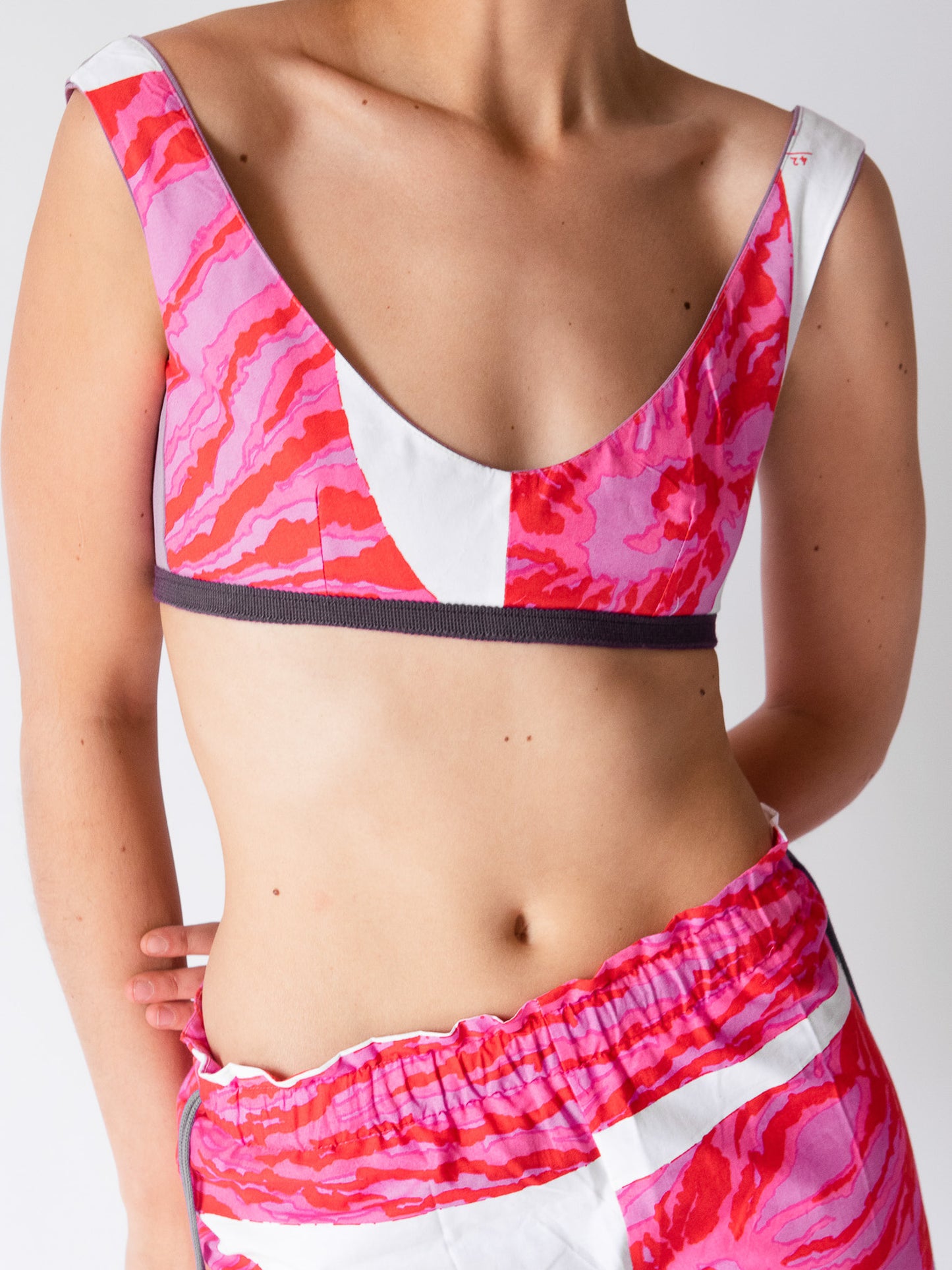 Giglio x Archetipo - Noha Bralette Pink and Levender Cotton
