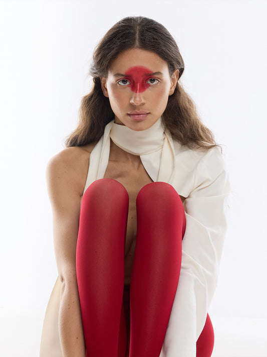 SIFANTO SLEEVE IN WHITE CUPRO