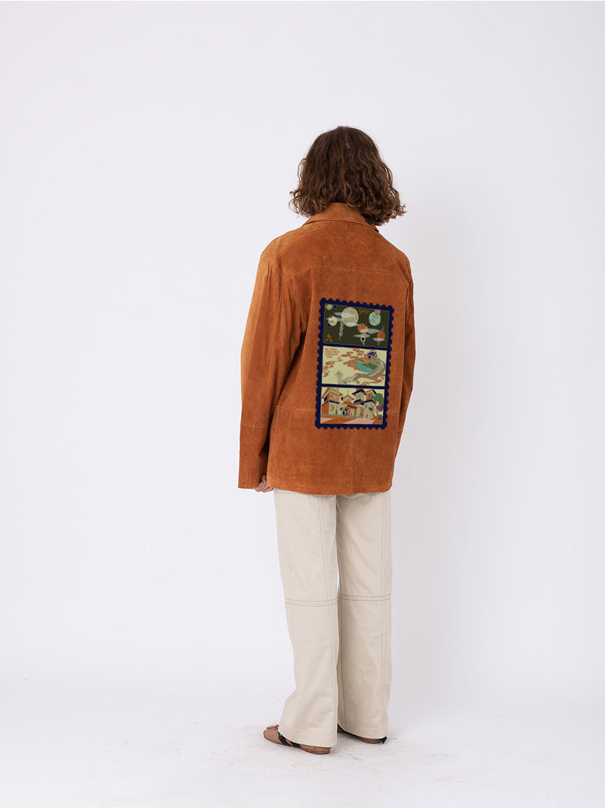Vintage Suede Jacket w/ The Longevity Stamp