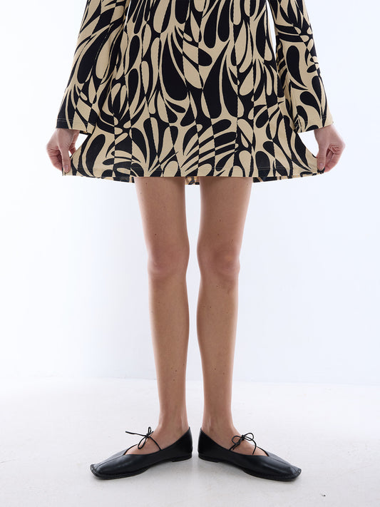 SIARGAO DRESS IN PRINTED JERSEY