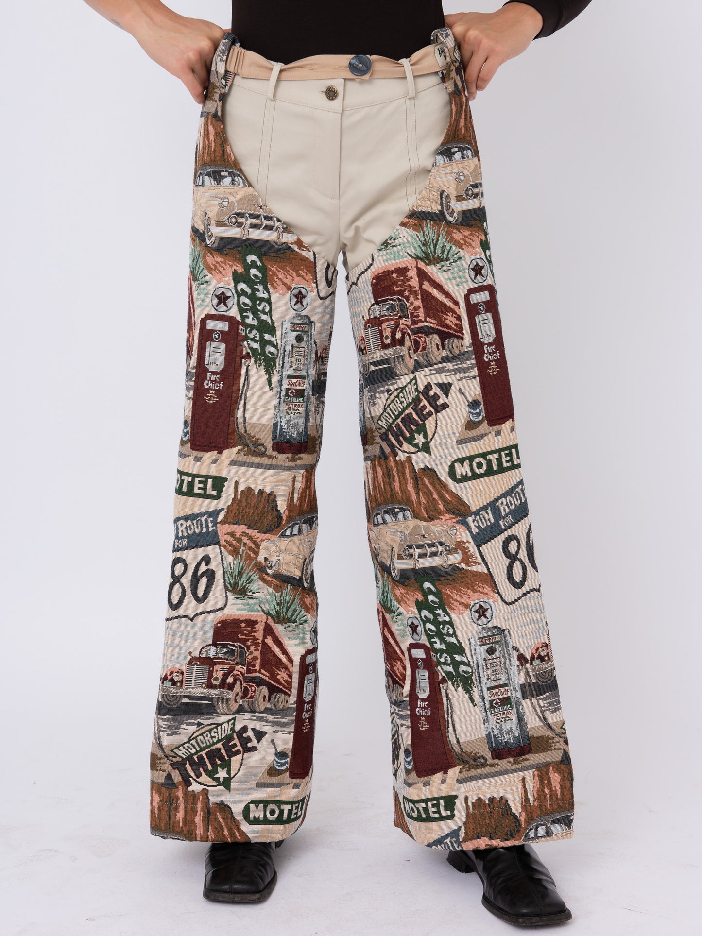 Lakota Chaps in Vintage Motors Canvas