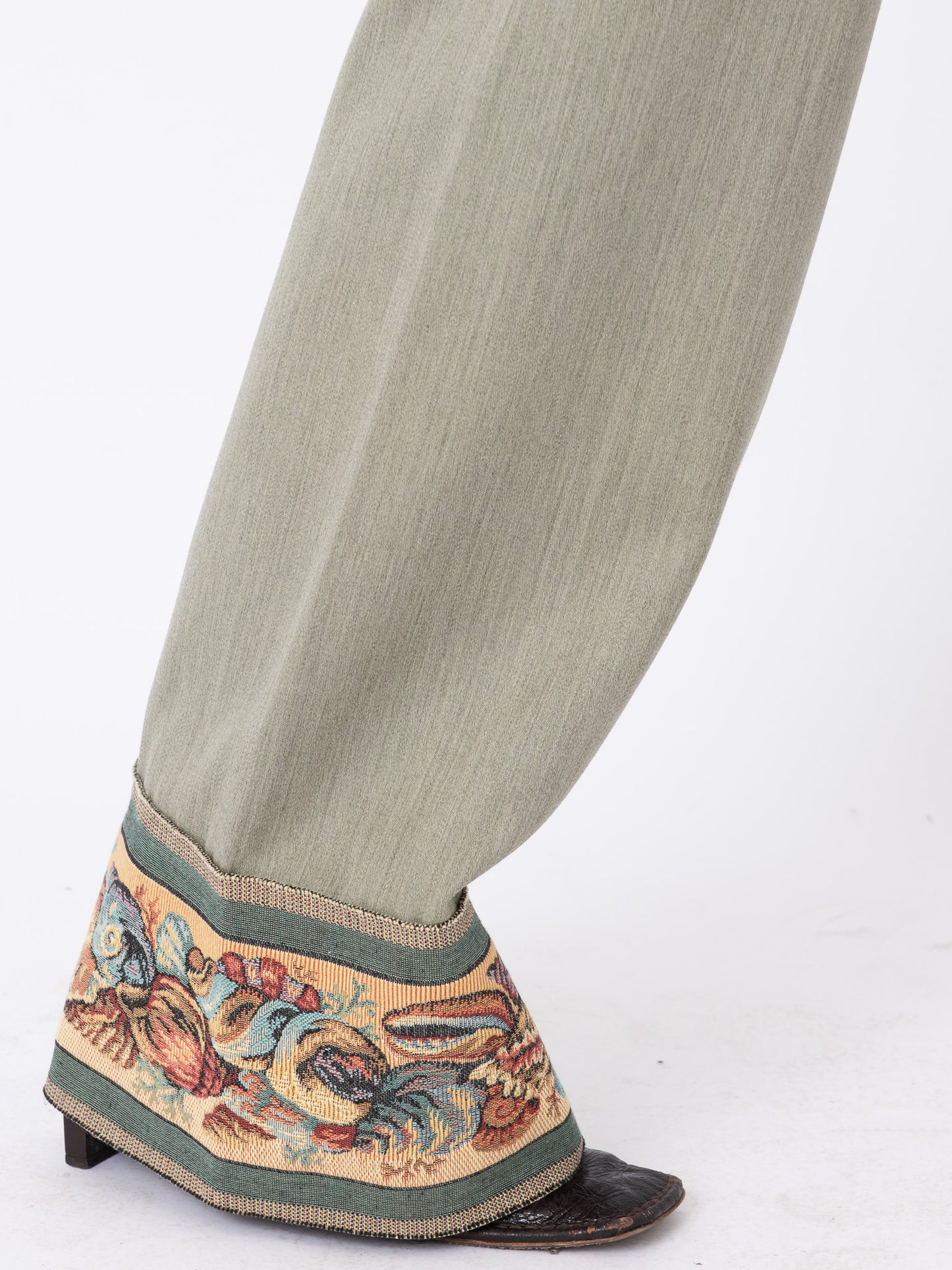 Lakota Chaps in Sage Green Wool