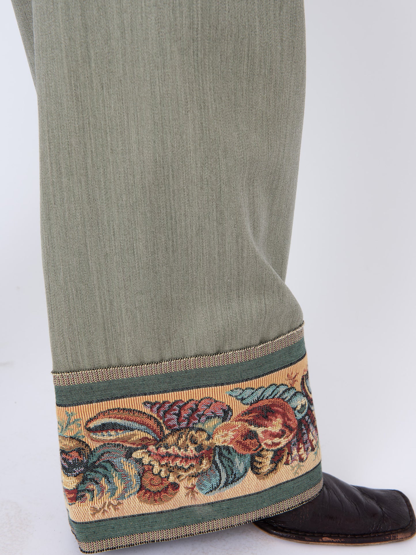 Lakota Chaps in Sage Green Wool