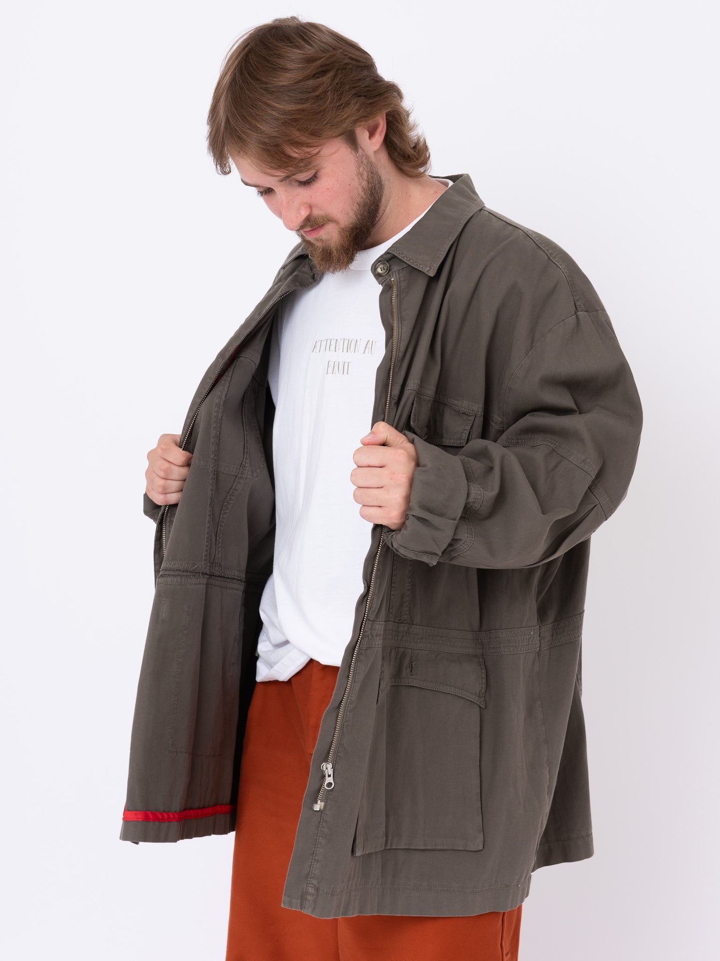 Vintage Military Jacket w/ Rio de Janeiro Stamp