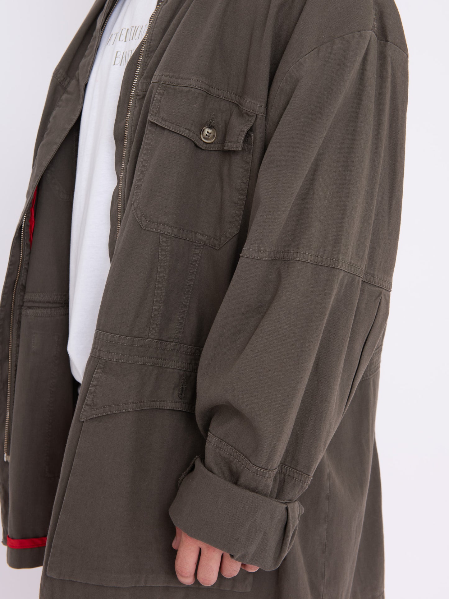 Vintage Military Jacket w/ Rio de Janeiro Stamp