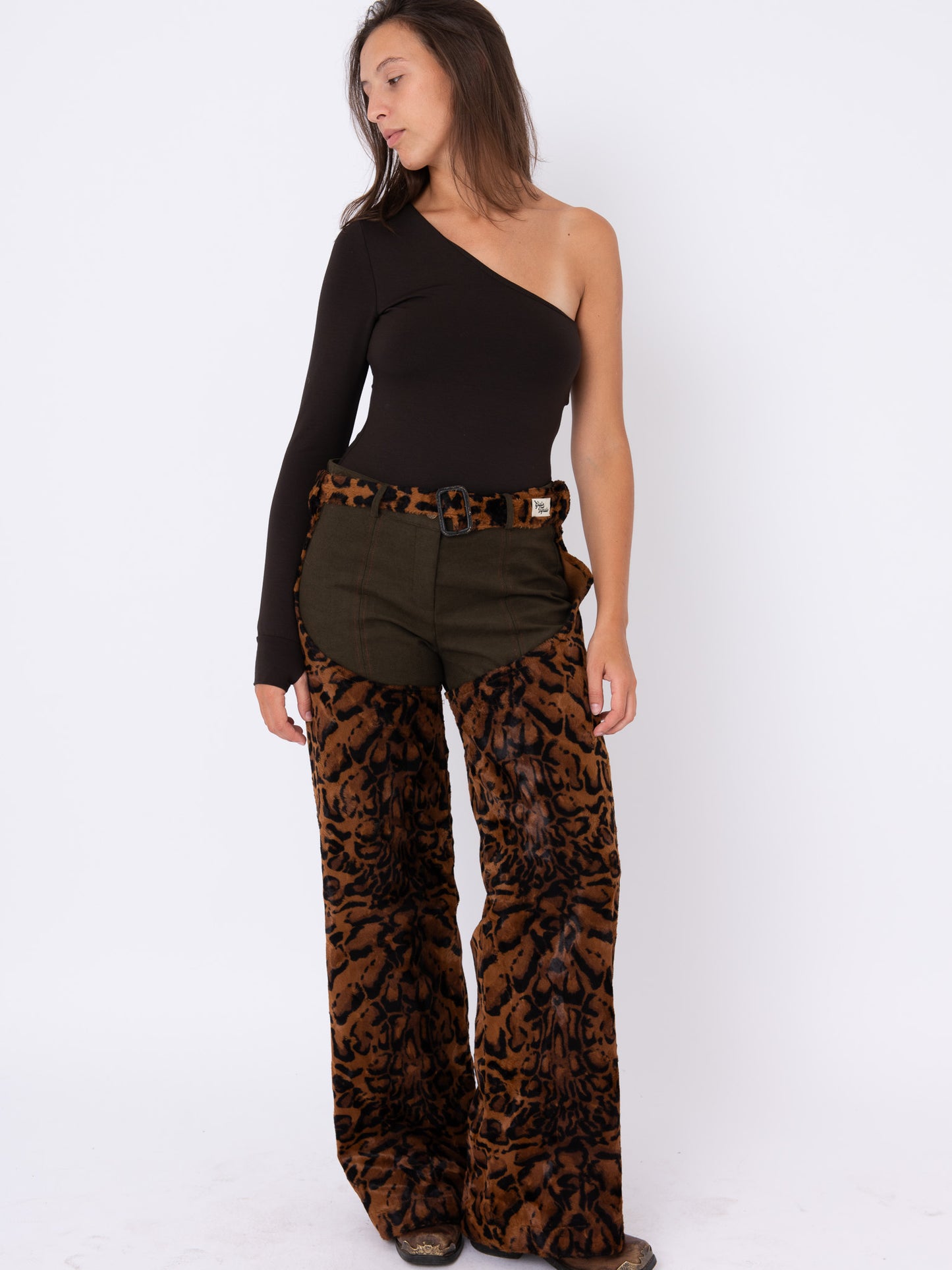 Lakota Chaps in Animalier Fake Fur