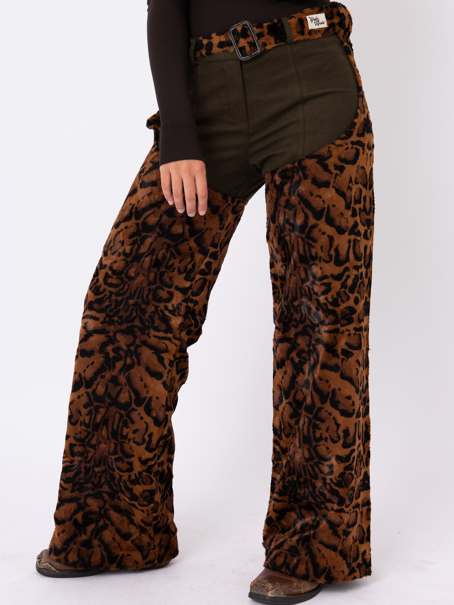 Lakota Chaps in Animalier Fake Fur