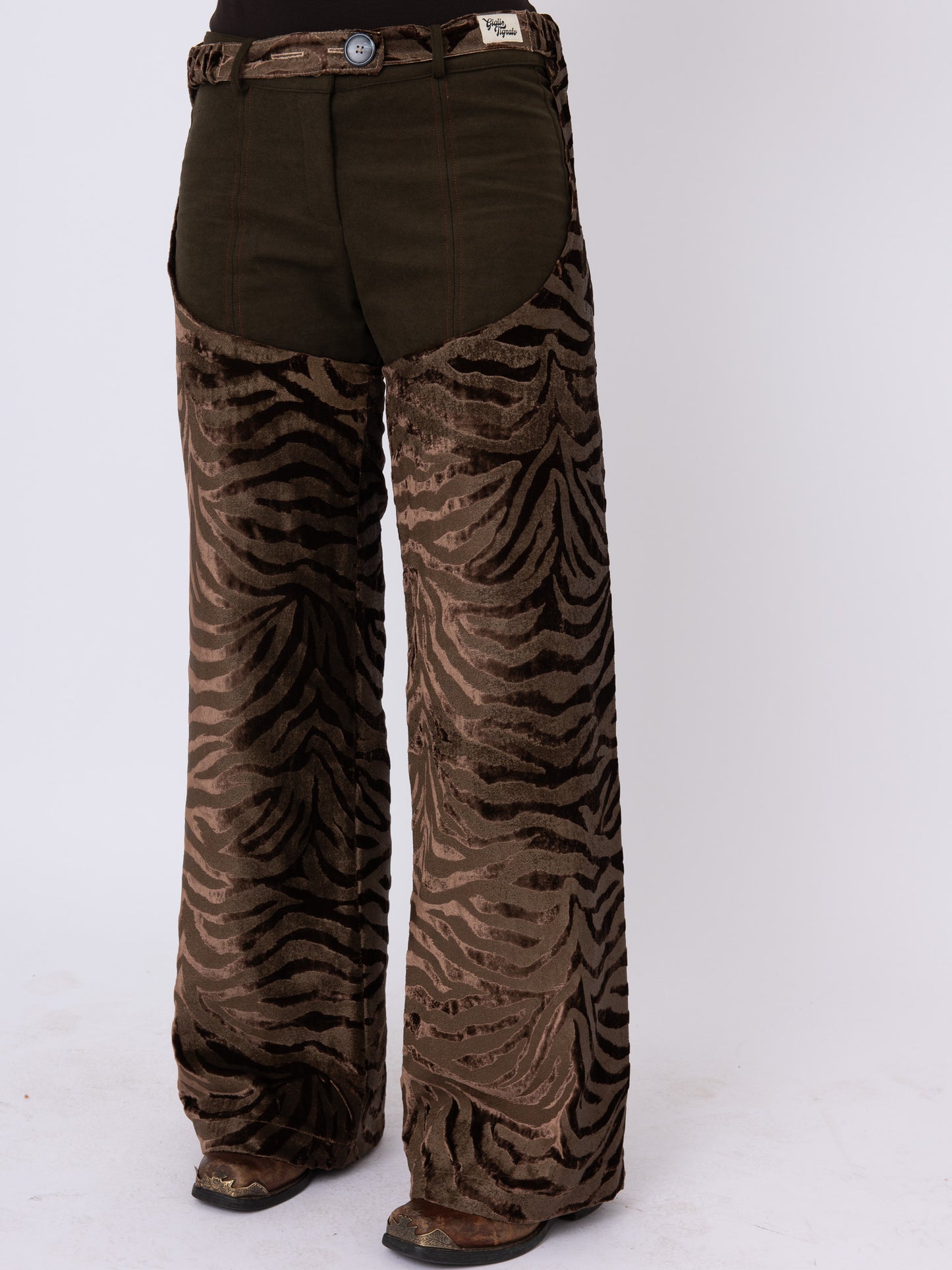 Lakota Chaps in Tiger Velvet