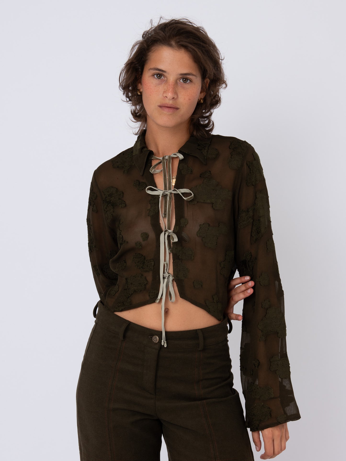 Nala Blouse in Devorée Viscose