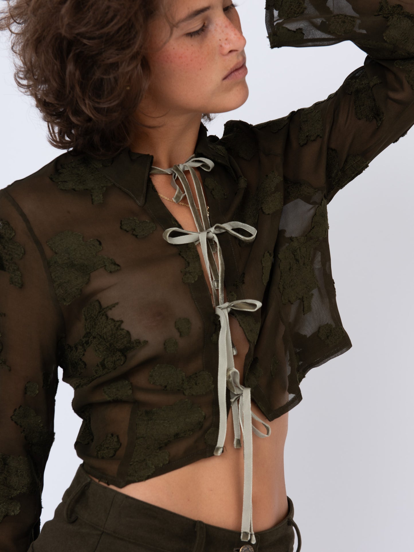 Nala Blouse in Devorée Viscose