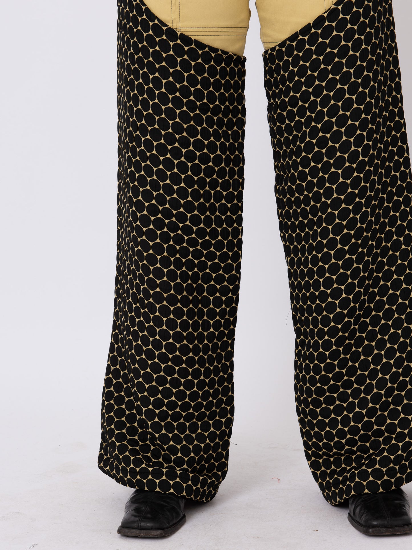 Lakota Chaps in Spotted Black Fabric
