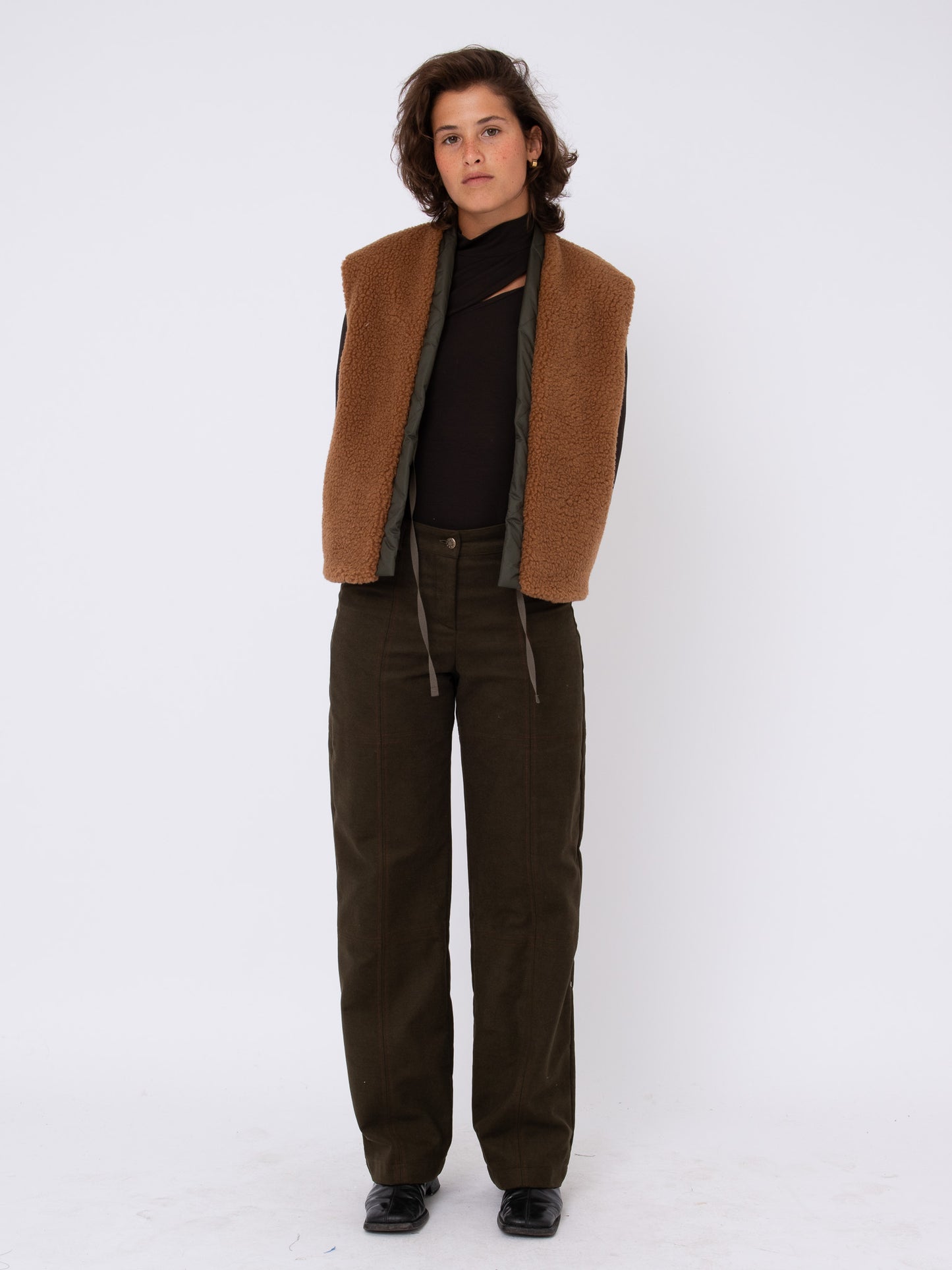 Kronk Vest in Teddy and Padded