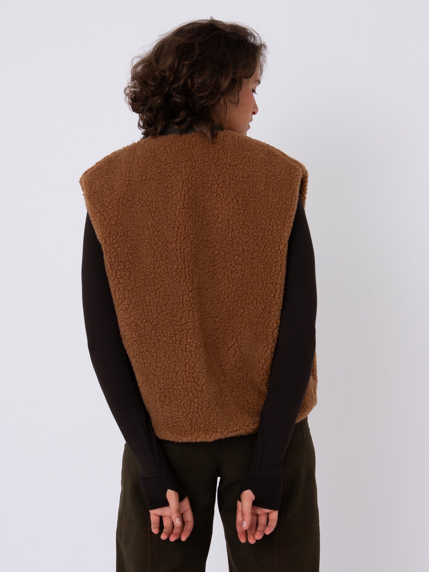 Kronk Vest in Teddy and Padded