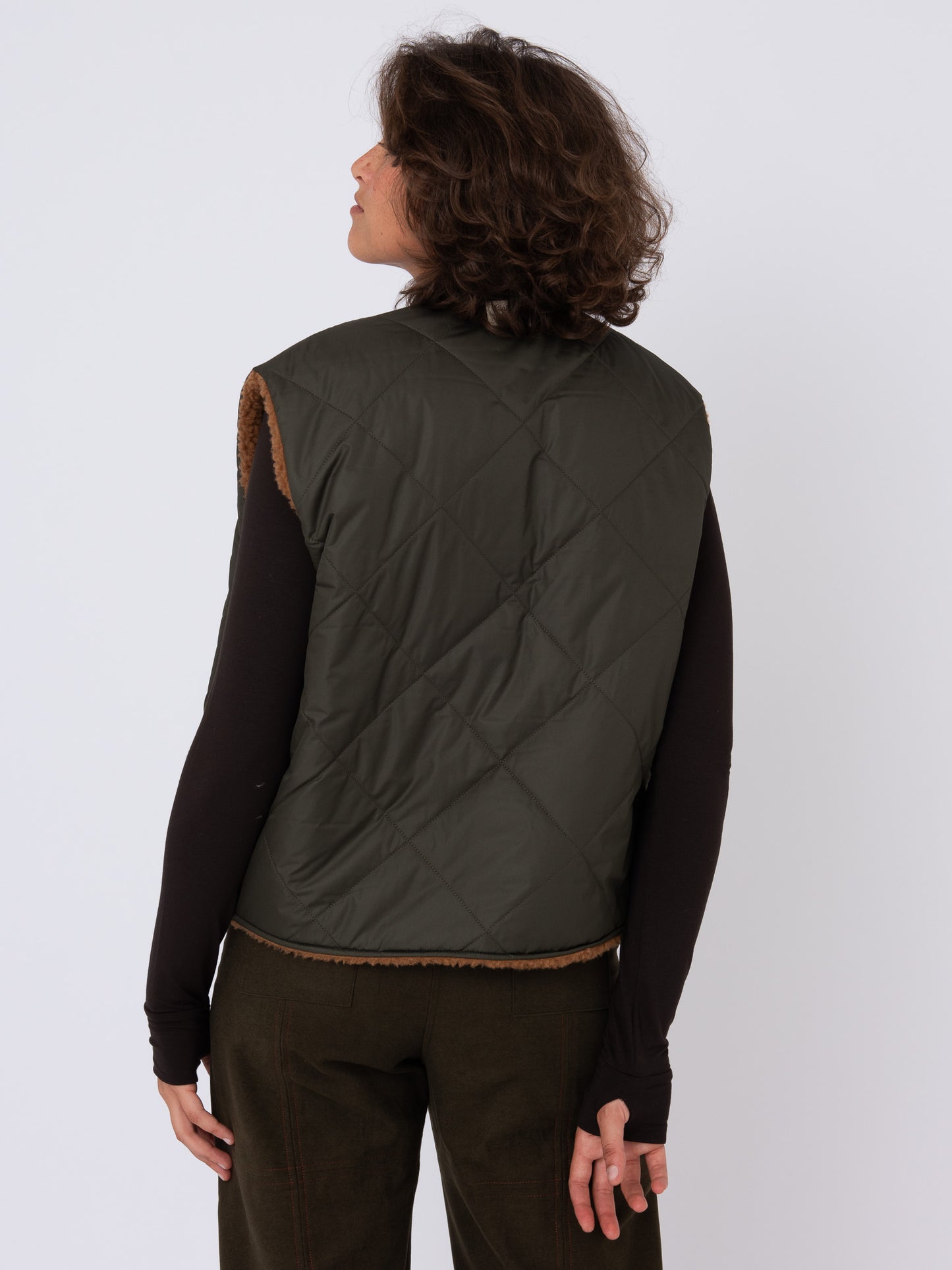 Kronk Vest in Teddy and Padded