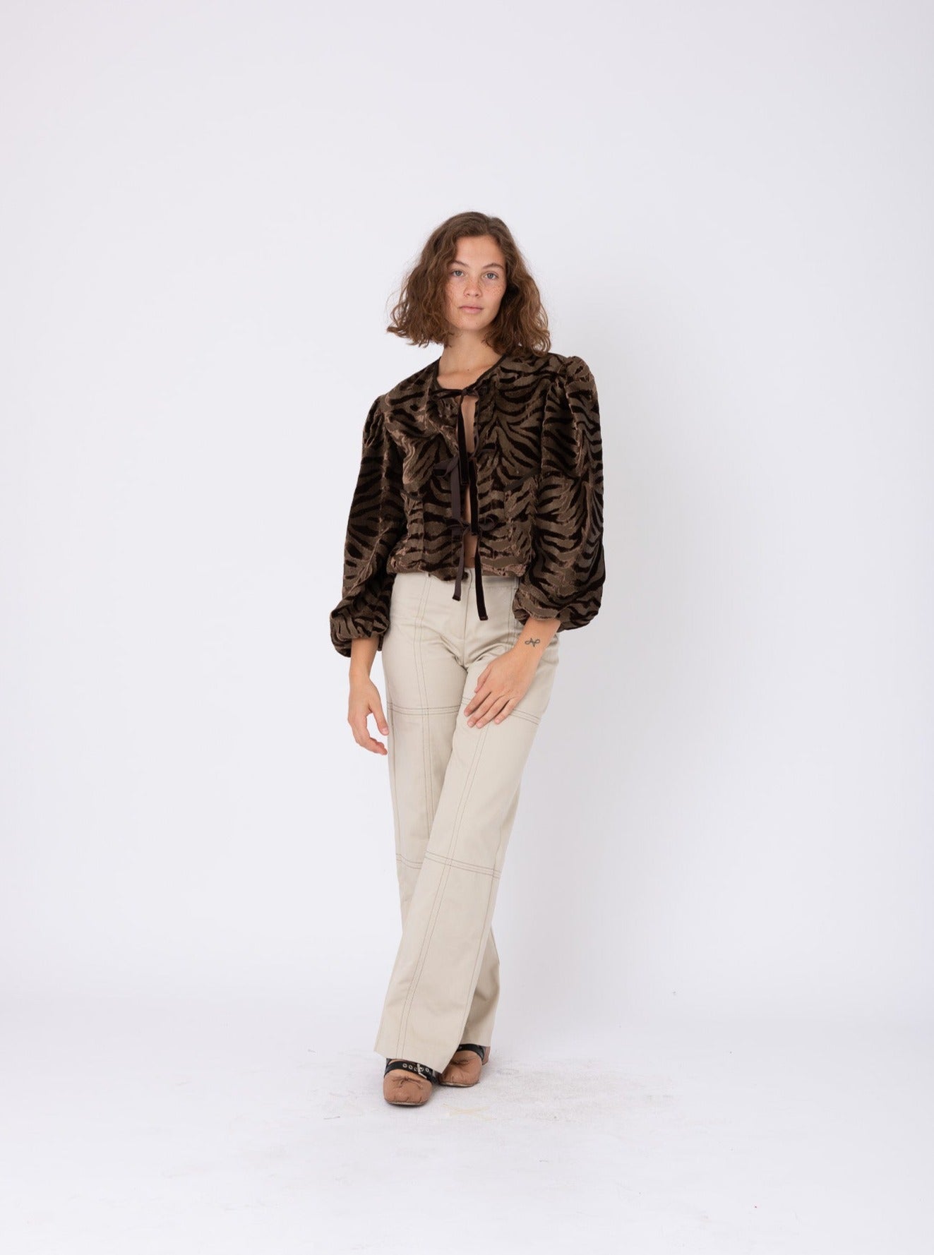 Nuvola di Drago Jacket in Tiger Velvet