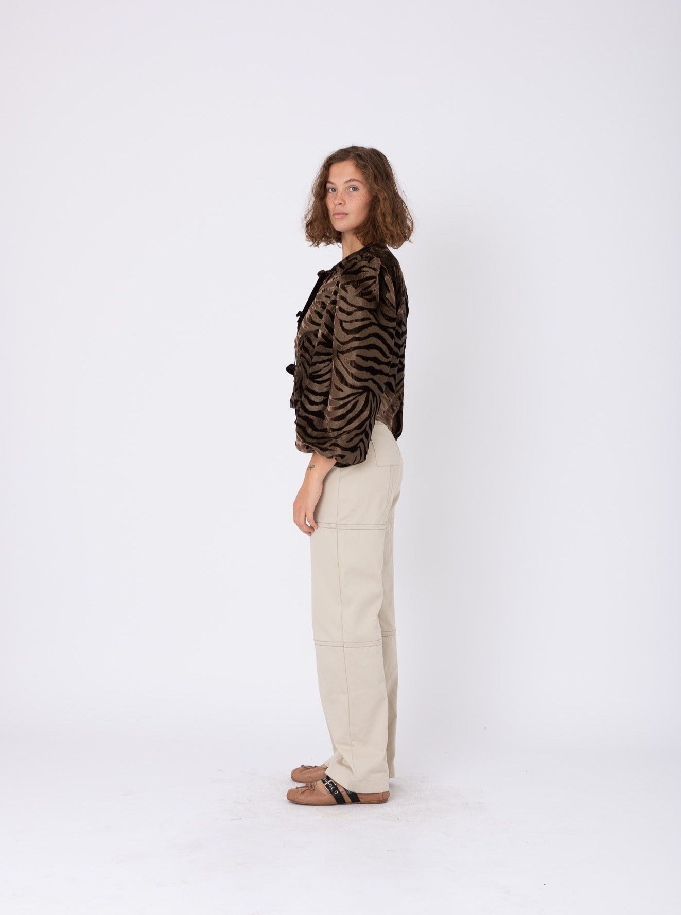 Nuvola di Drago Jacket in Tiger Velvet