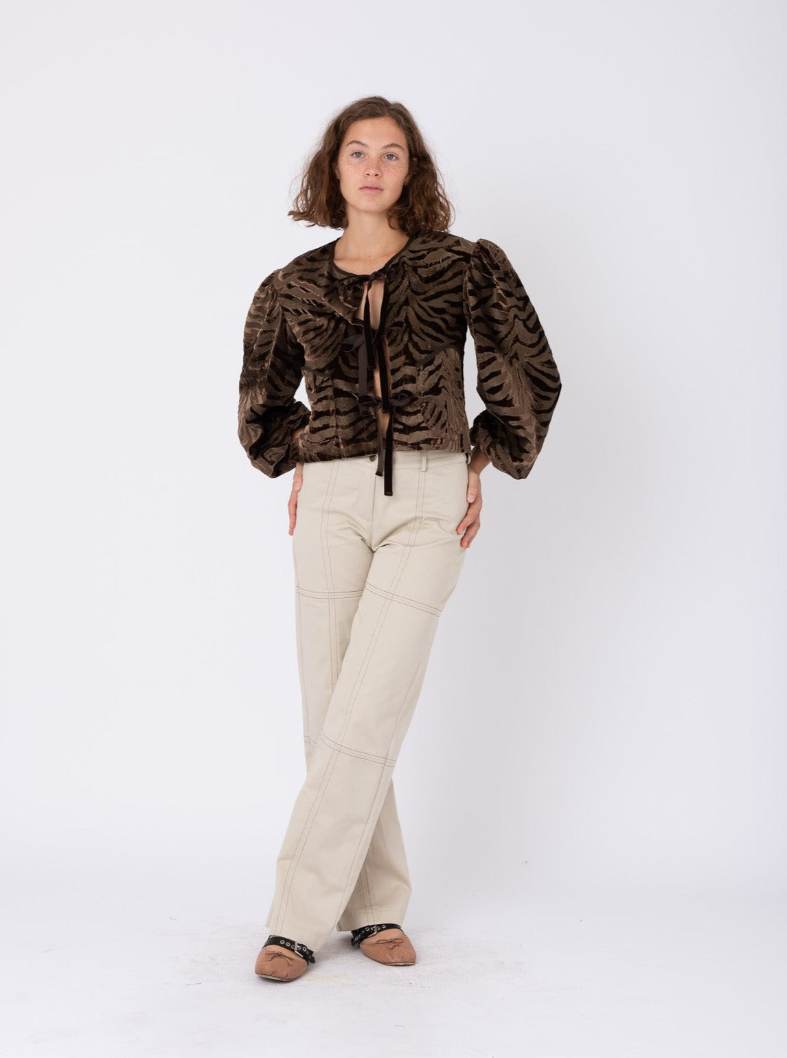 Nuvola di Drago Jacket in Tiger Velvet