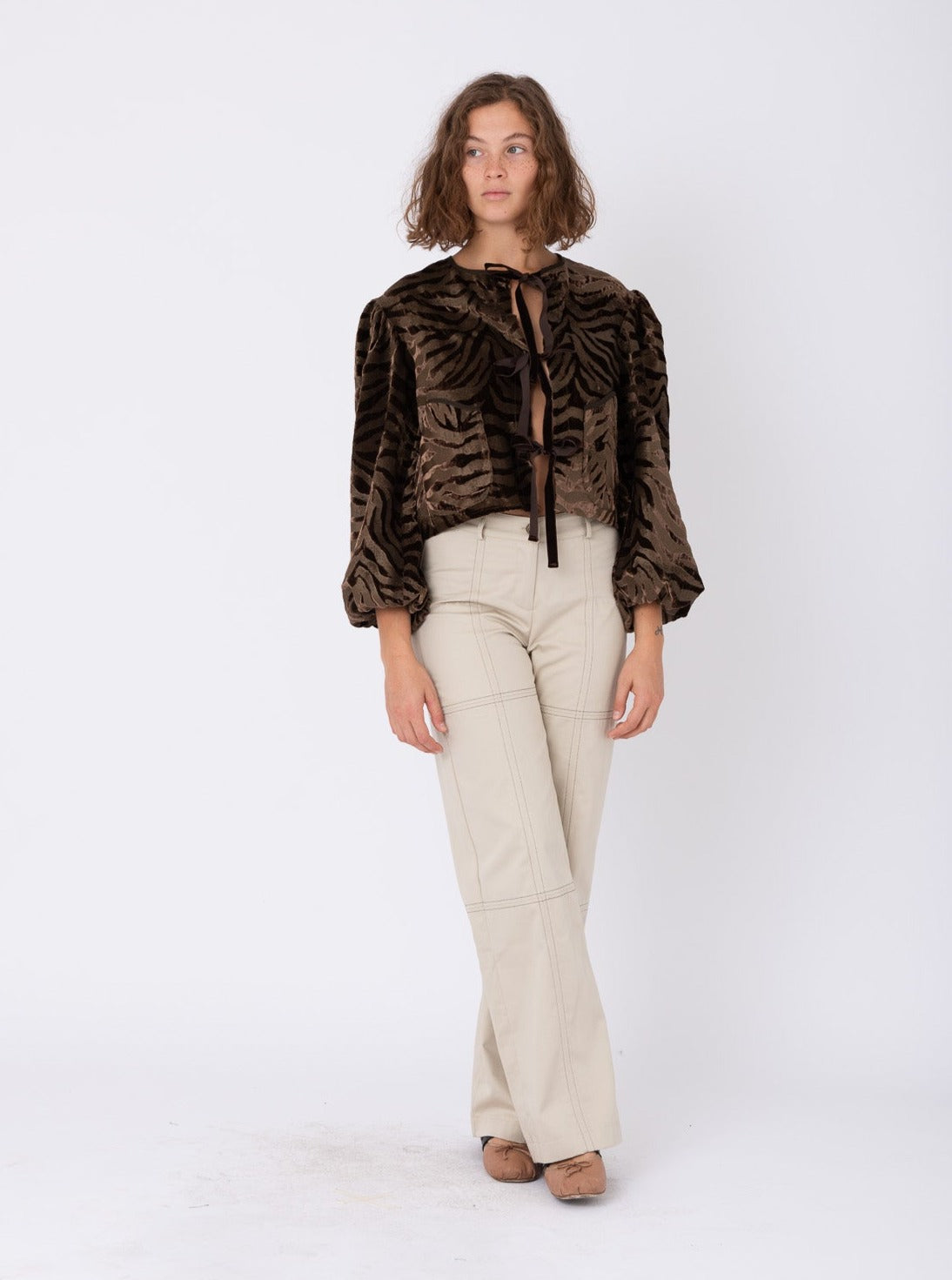 Nuvola di Drago Jacket in Tiger Velvet