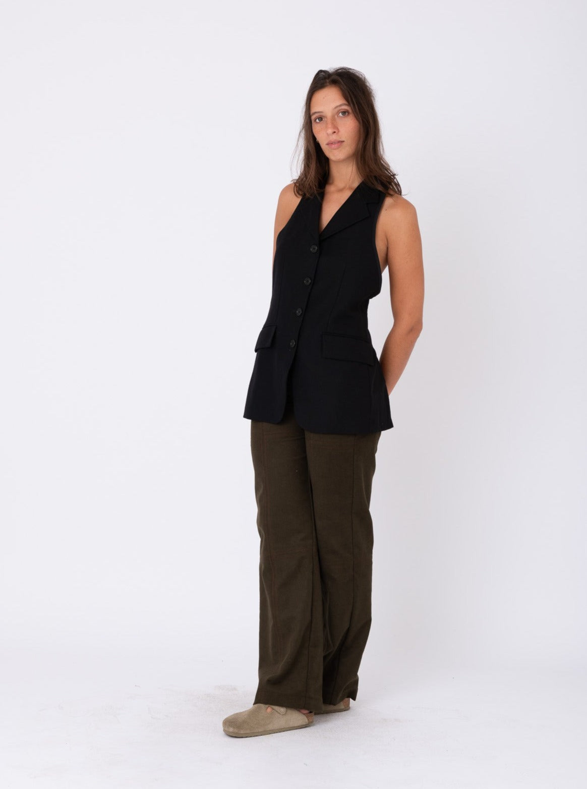 Lolita Blazer in Black Wool