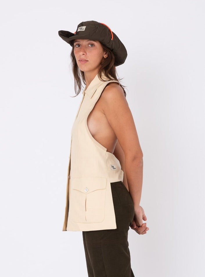 Lolita Blazer in Cream Silk