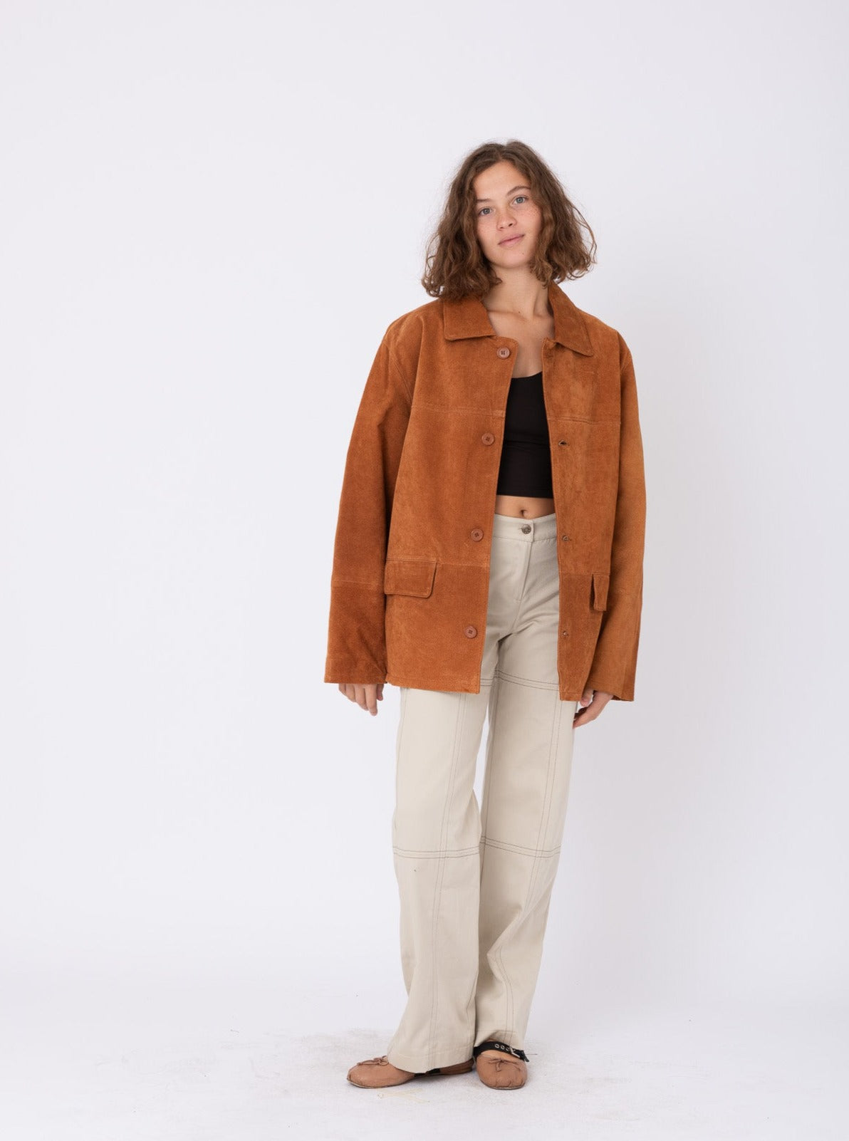 Vintage Suede Jacket w/ The Longevity Stamp