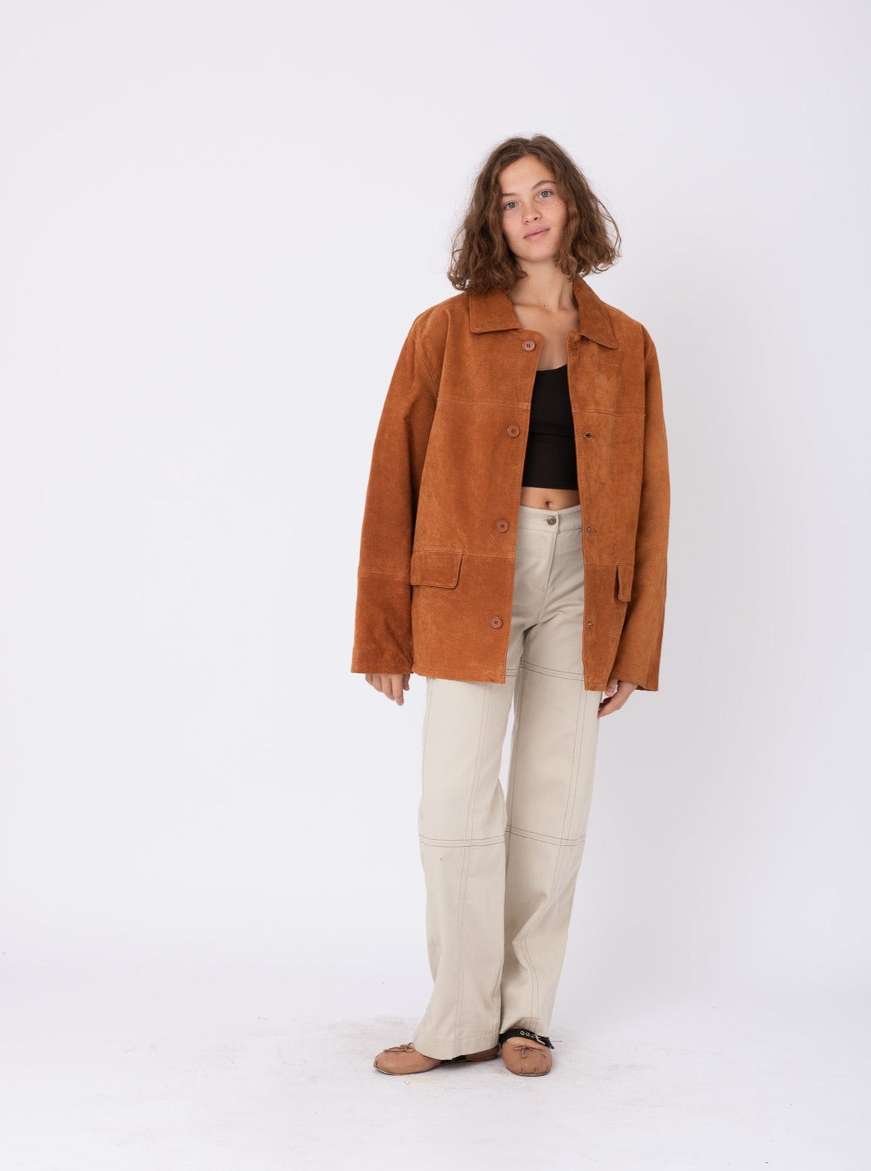 Vintage Suede Jacket w/ The Origin Stamp