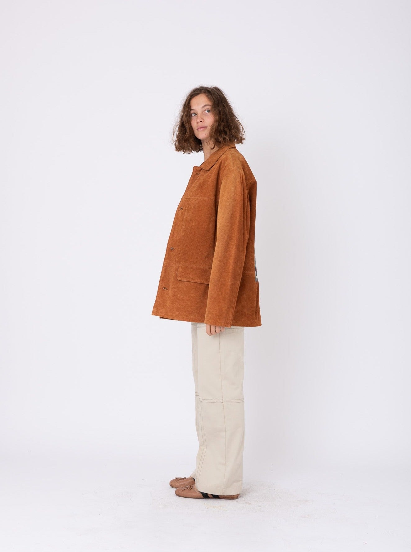 Vintage Suede Jacket w/ The Longevity Stamp