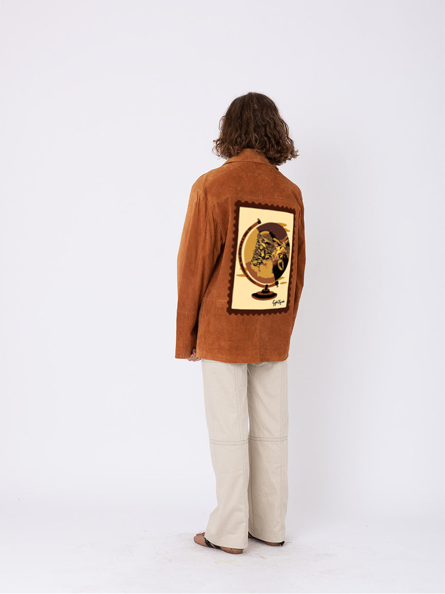 Vintage Suede Jacket w/ The Origin Stamp