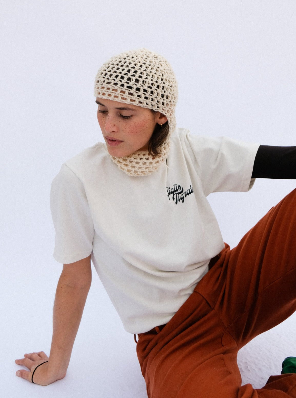 Giglio X Tabbinis Balaclava in Cream Wool