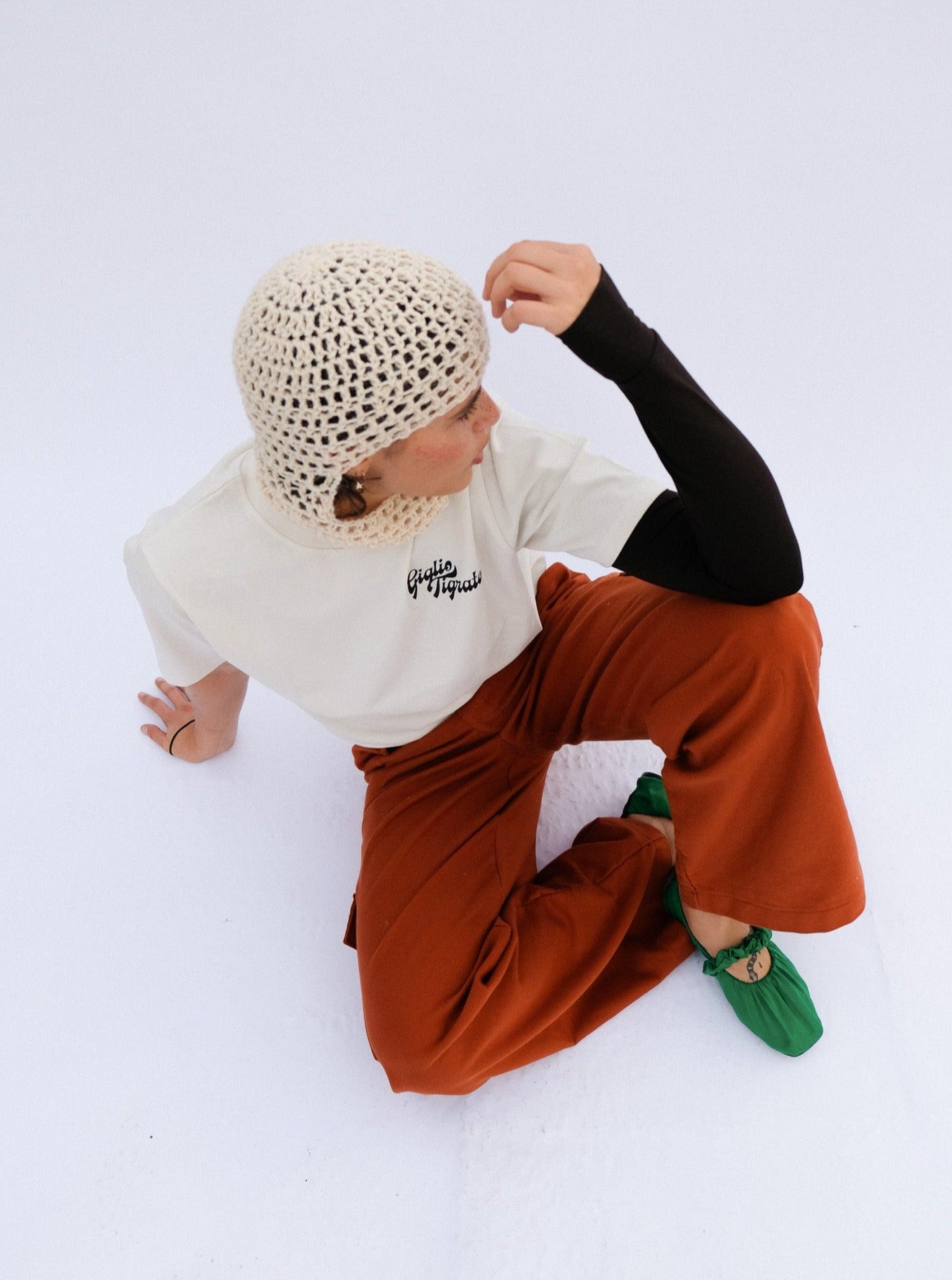 Giglio X Tabbinis Balaclava in Cream Wool