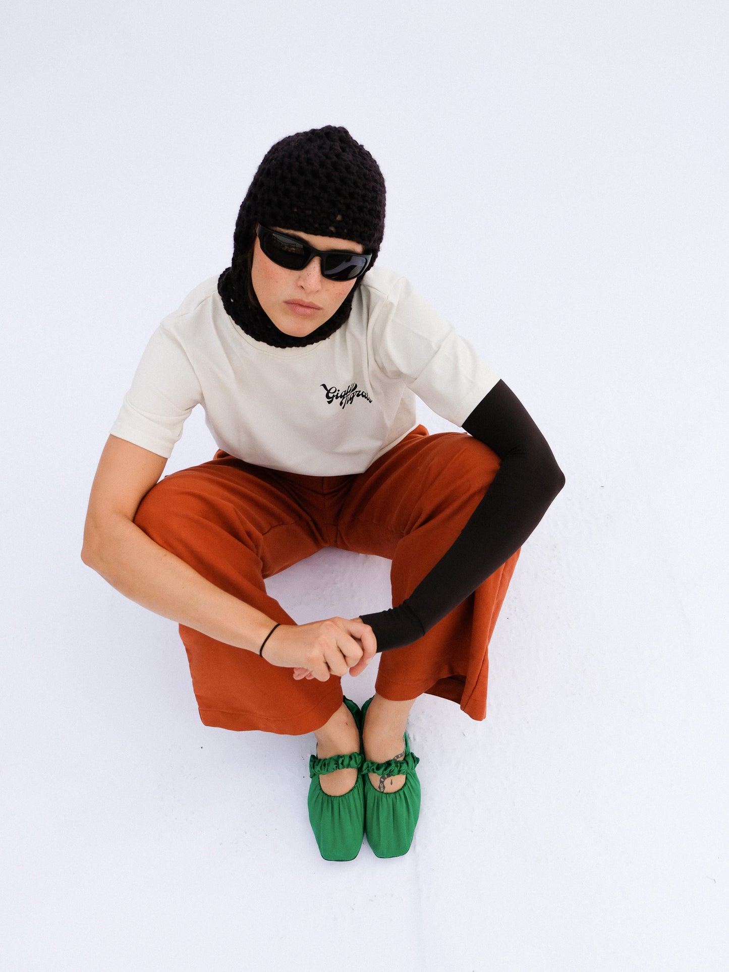 Giglio X Tabbinis Balaclava in Black Wool