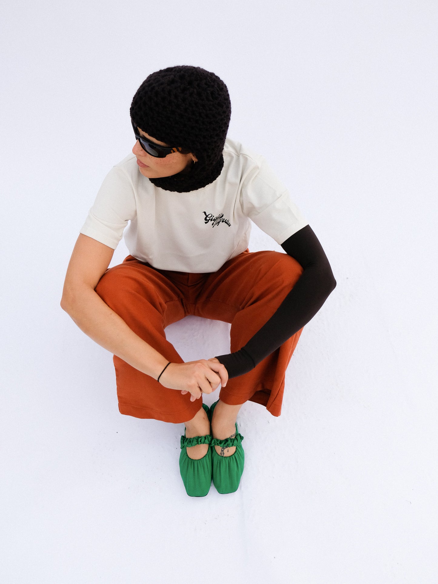 Giglio X Tabbinis Balaclava in Black Wool