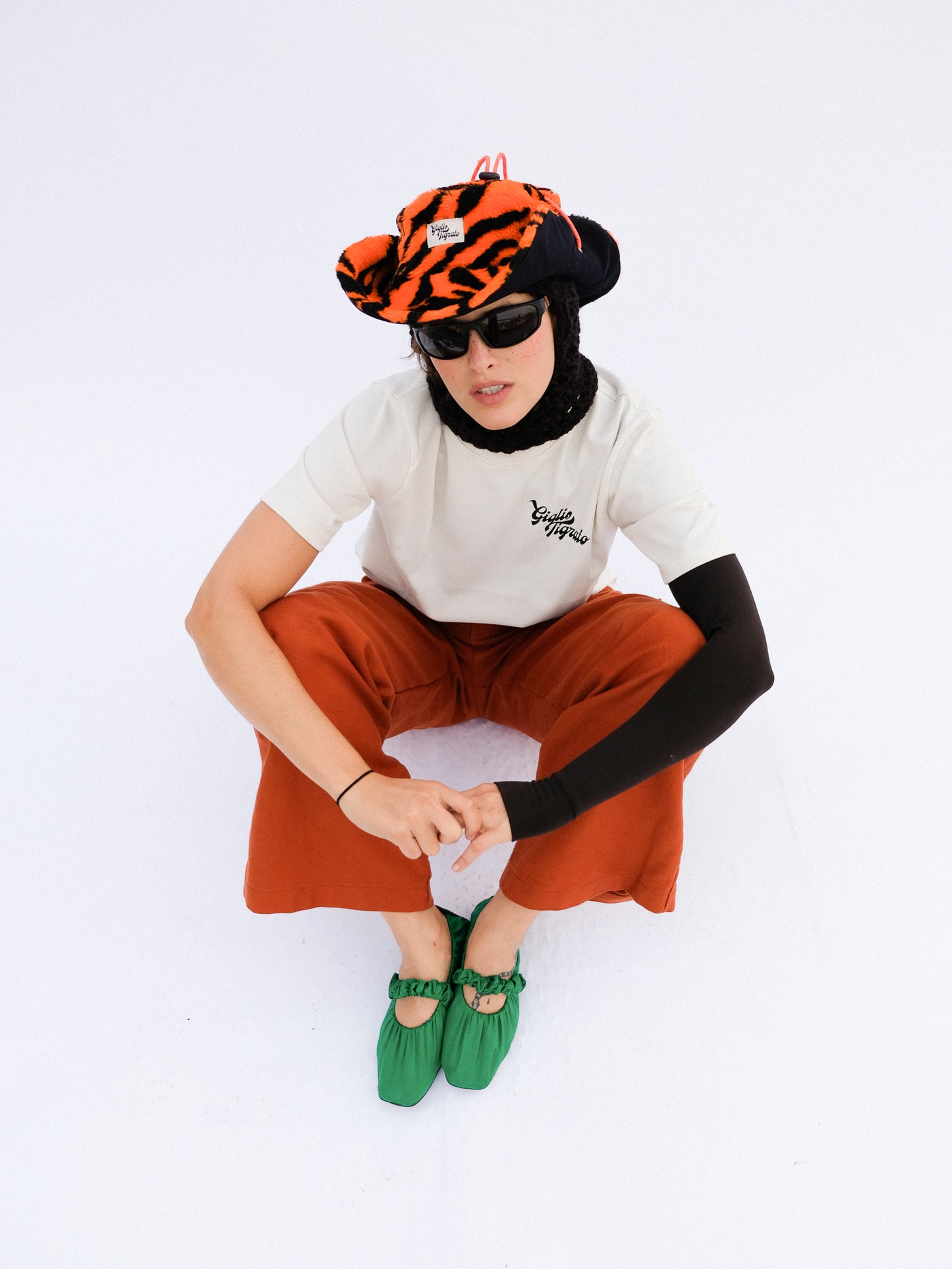 Giglio X Tabbinis Balaclava in Black Wool