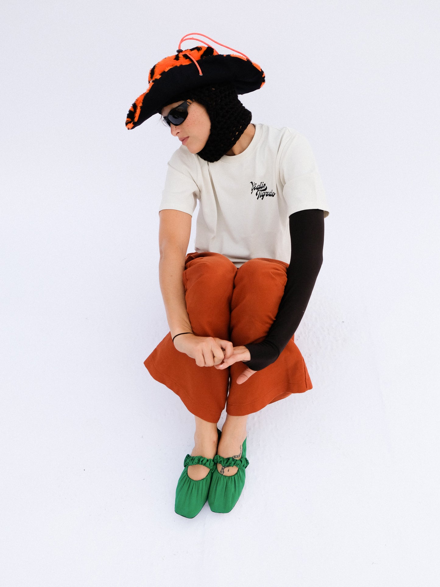 Giglio X Tabbinis Balaclava in Black Wool