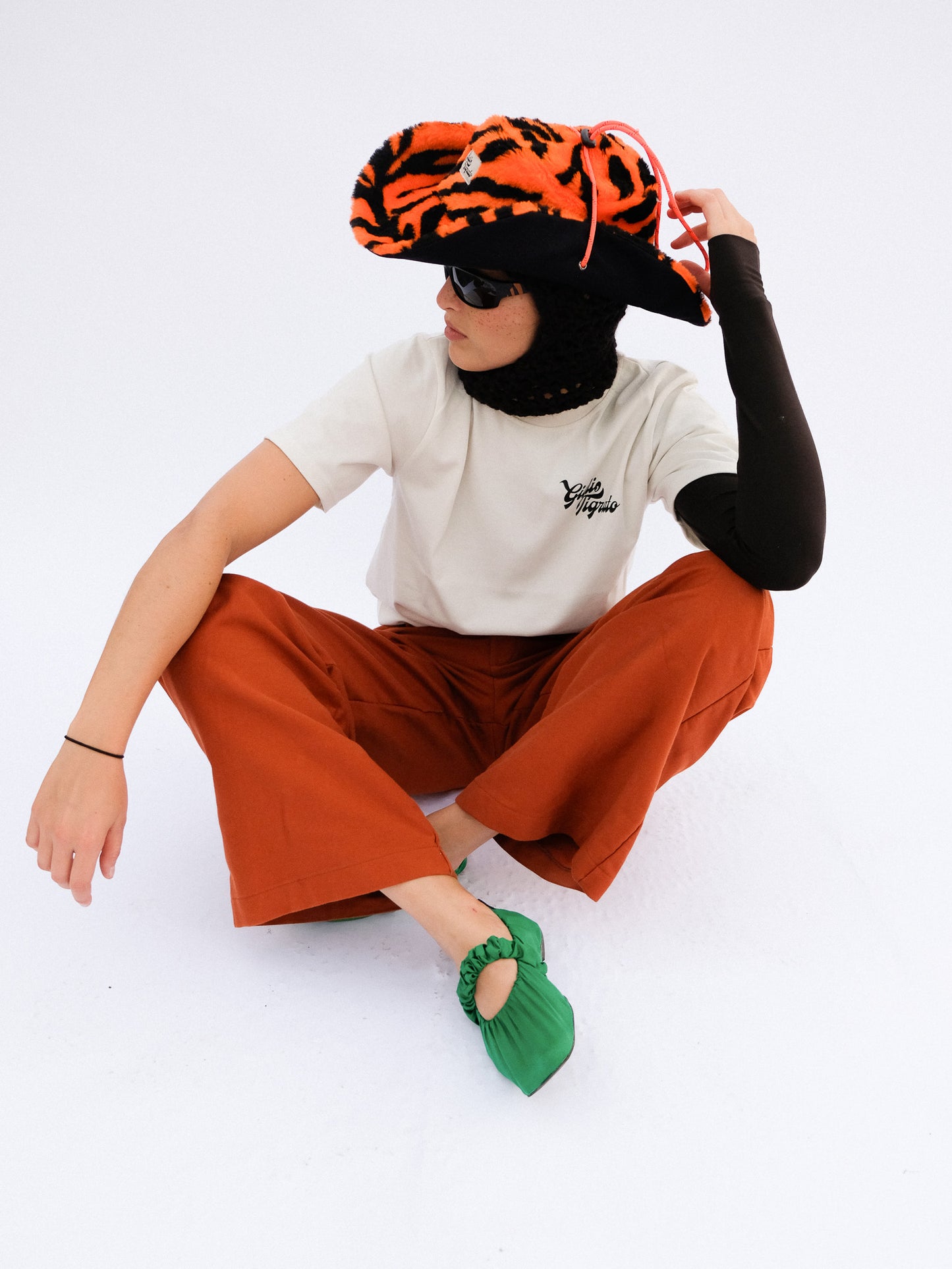 Giglio X Tabbinis Balaclava in Black Wool