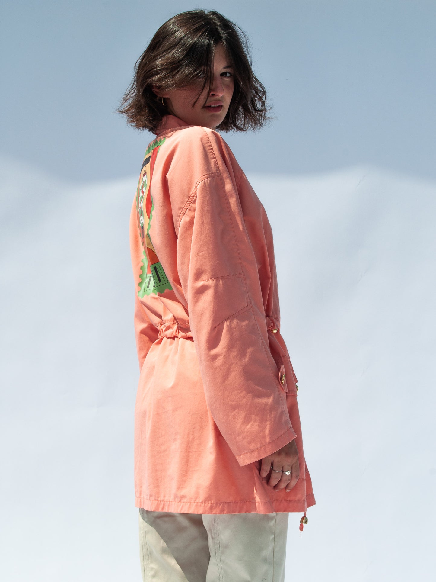 Giglio x Archetipo - Vintage Pink Printed Jacket