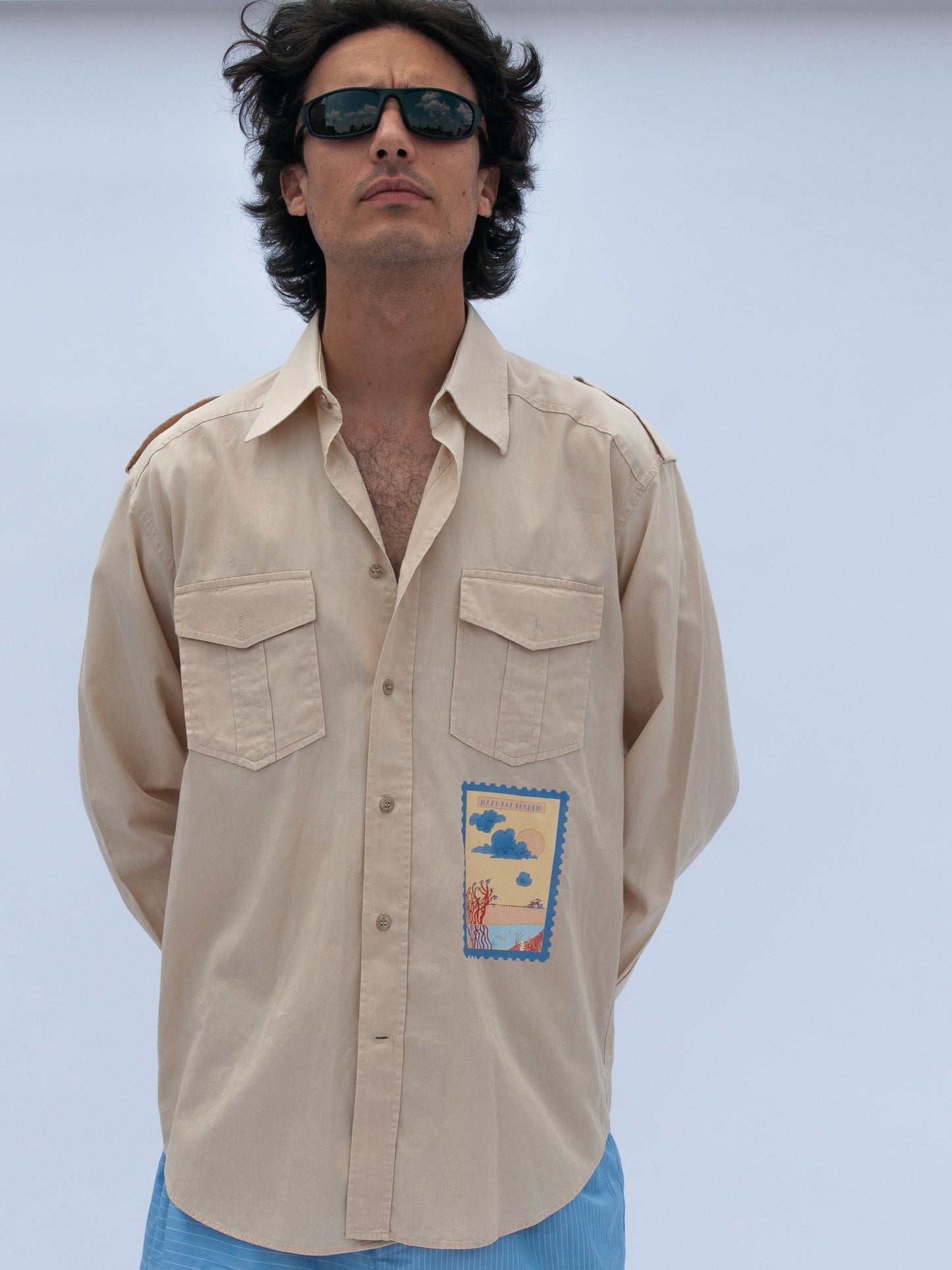 Vintage Shirt w/ Islas del Rosario Print