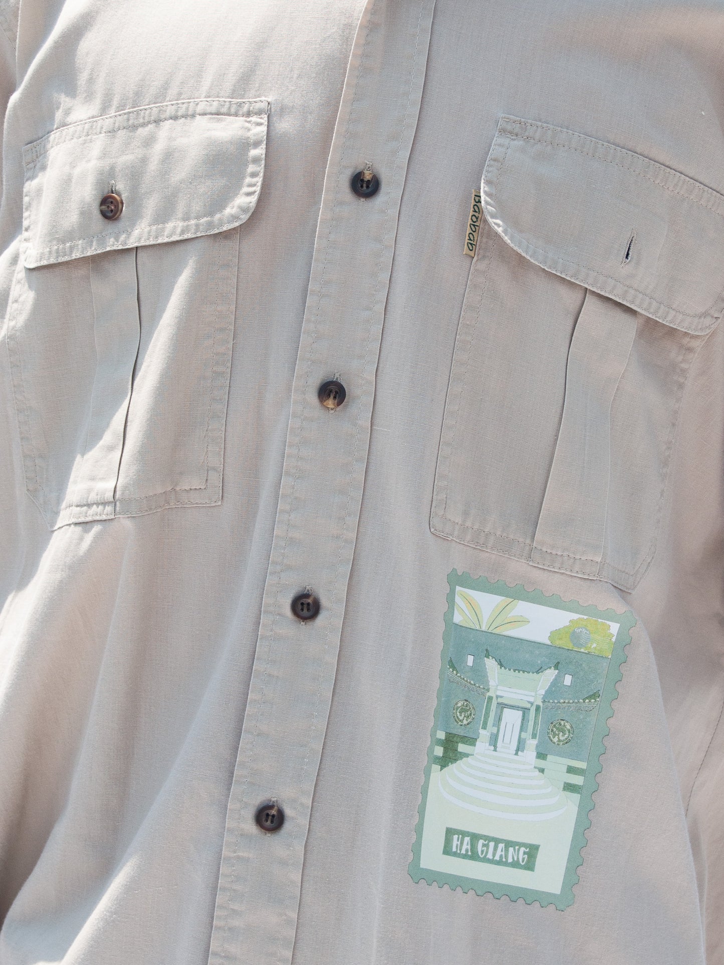 Vintage Shirt w/ Ha-Giang Print