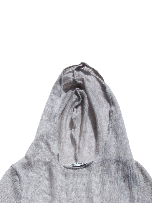 BOMBAY DRESS IN GREY MOHAIR MESH