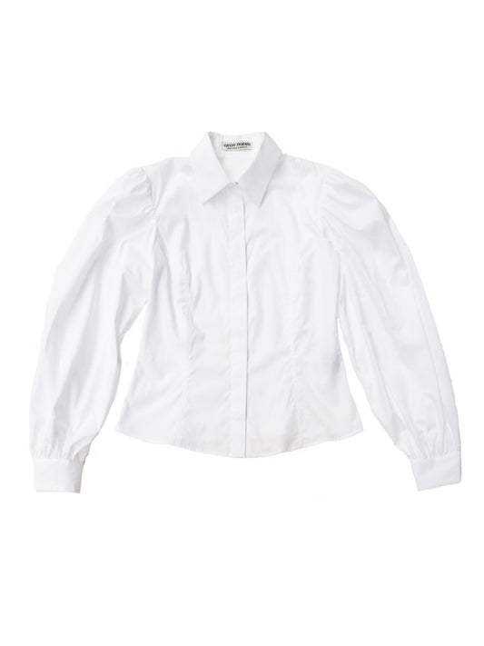 CHANTILLY SHIRT IN WHITE COTTON