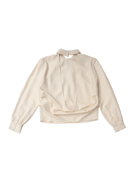 PARIS SHIRT IN WHITE SILK